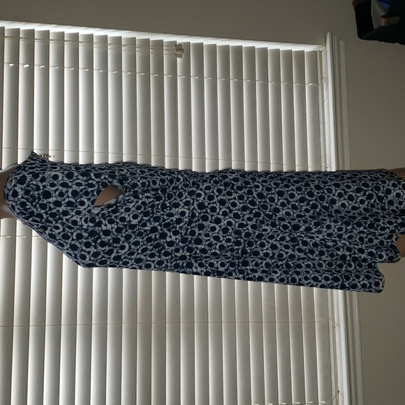 Michael Kors L artsy abstract ring print jersey knit fit & flare above knee - Picture 7 of 11